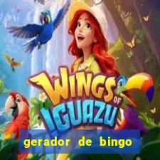 gerador de bingo cha de bebe